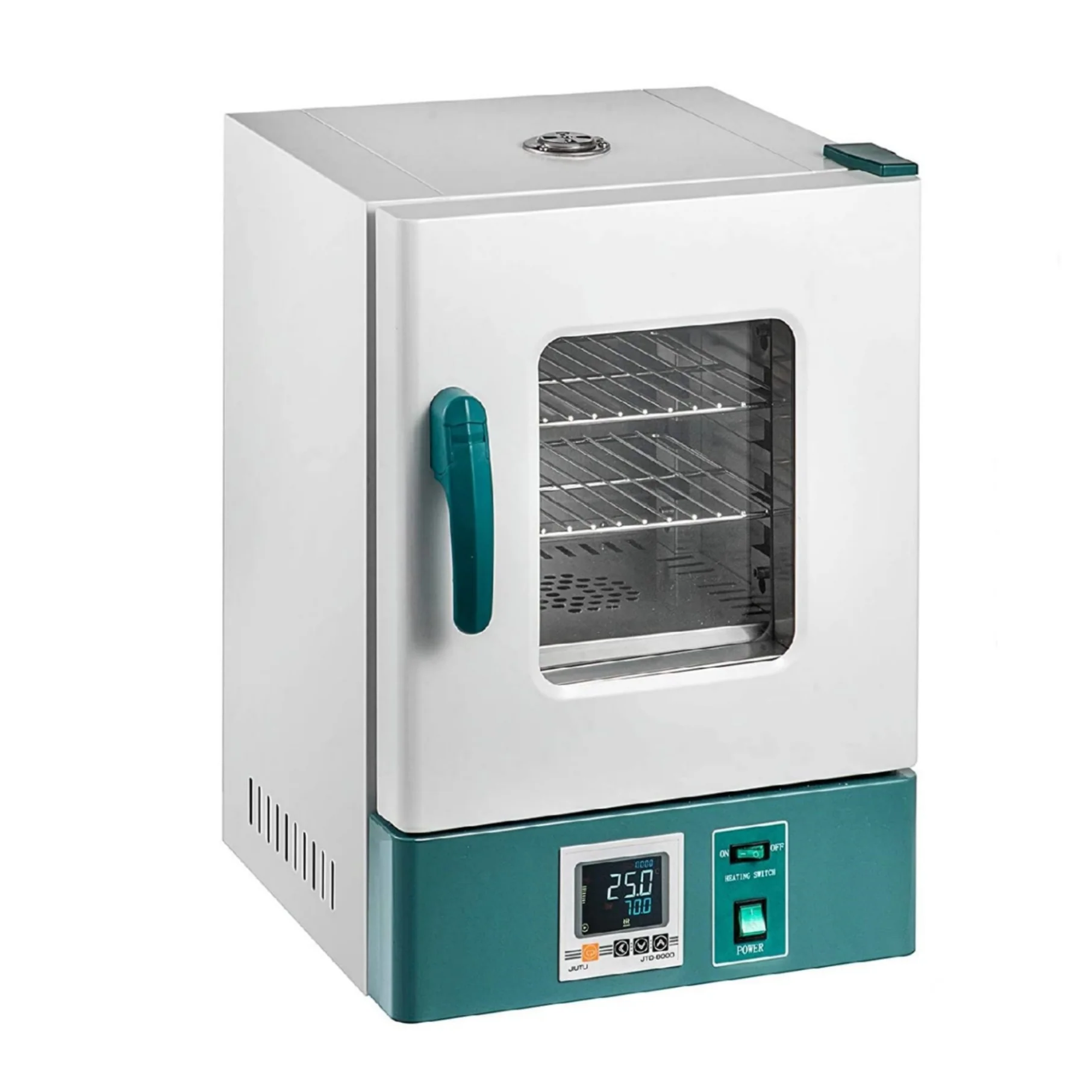 2026 Nuevo incubador de laboratorio de 20L 110V 400W incubadora para bacterias con puerta acrílica transparente rango RT-65 grados incubador digital científico mini incubador de 0.75 pies cúbicos para germinación de semillas y uso médico