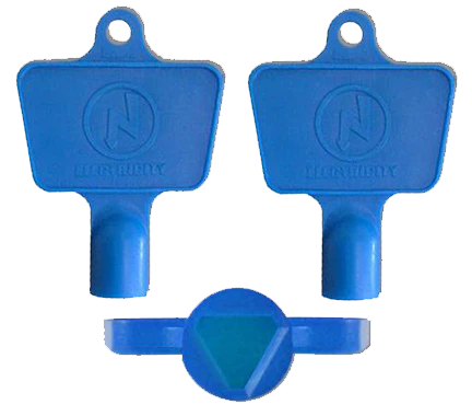 Mitras Pair of Electricity Meter Box Keys