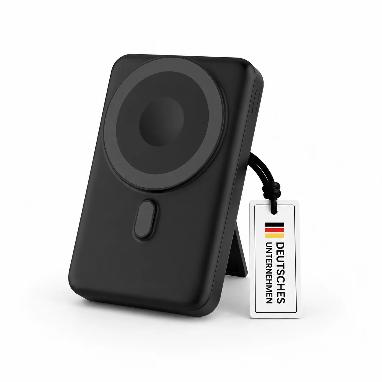 Powerbank f��r iPhone und Smartphone mit MagSafe Magnet und Handyhalter 10.000 mAh
