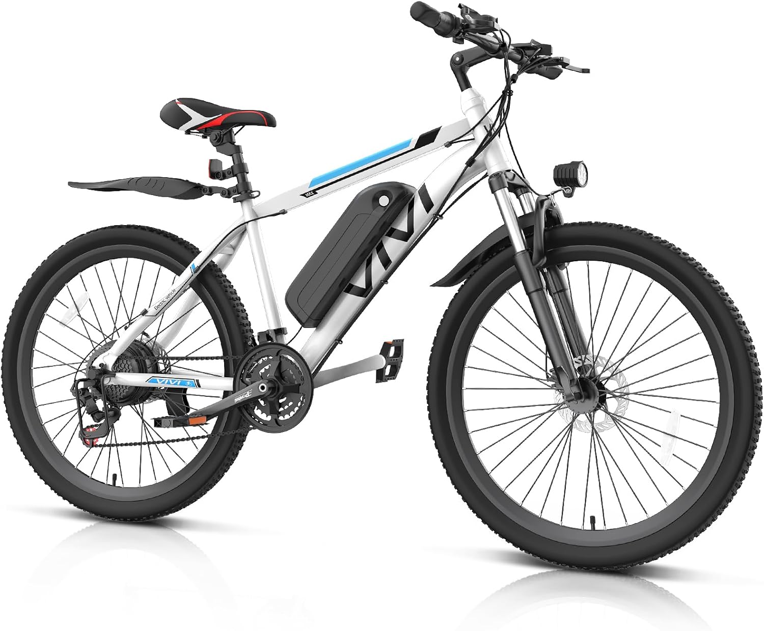 Vivi Electric Bike for Adults, Peak 780W Ebike 26 Electric Mountain Bike, 22MPH Adult Electric Bicycles Commuter Ebike with 48V Battery, Up to 50 Miles, Cruise Control, 21 Speed, UL 2849 Certified