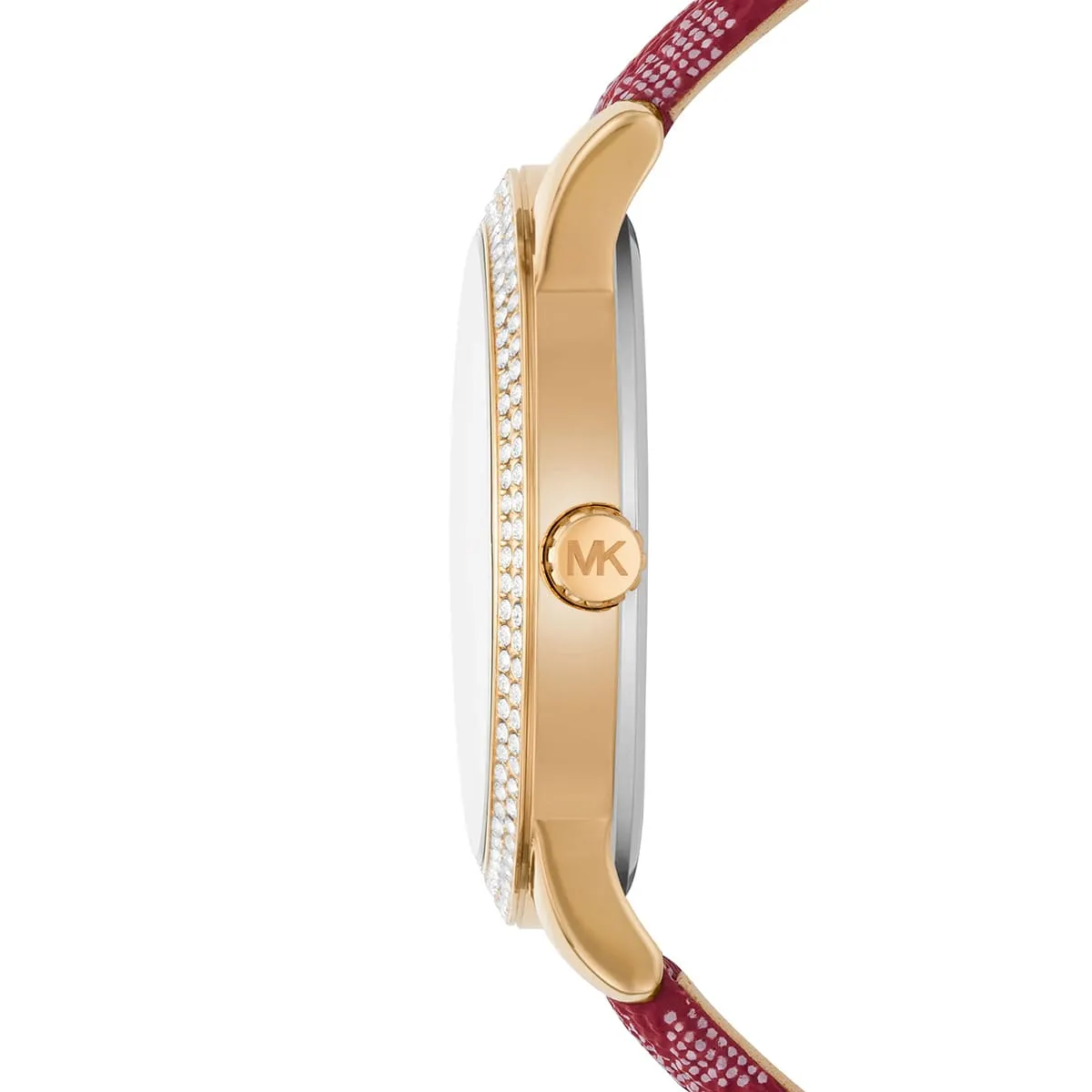 Michael Kors Tibby Multifunction Red Logo Strap Women's Watch - MK2975