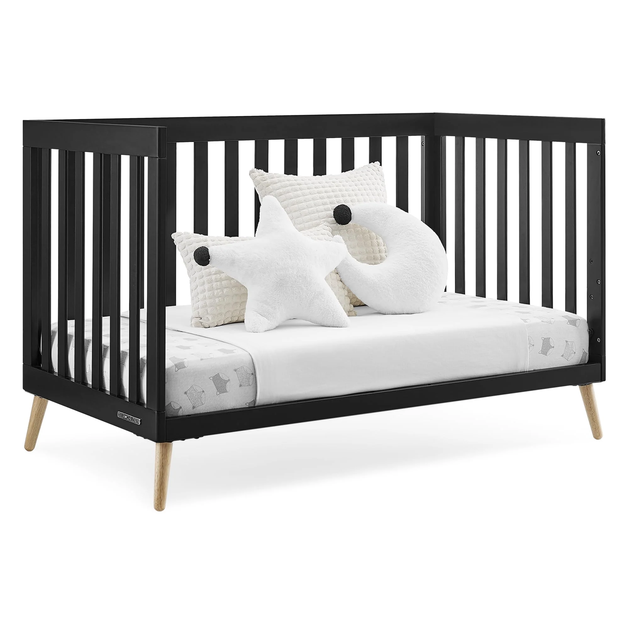 Essex 4-in-1 Convertible Baby Crib with Toddler Mattress