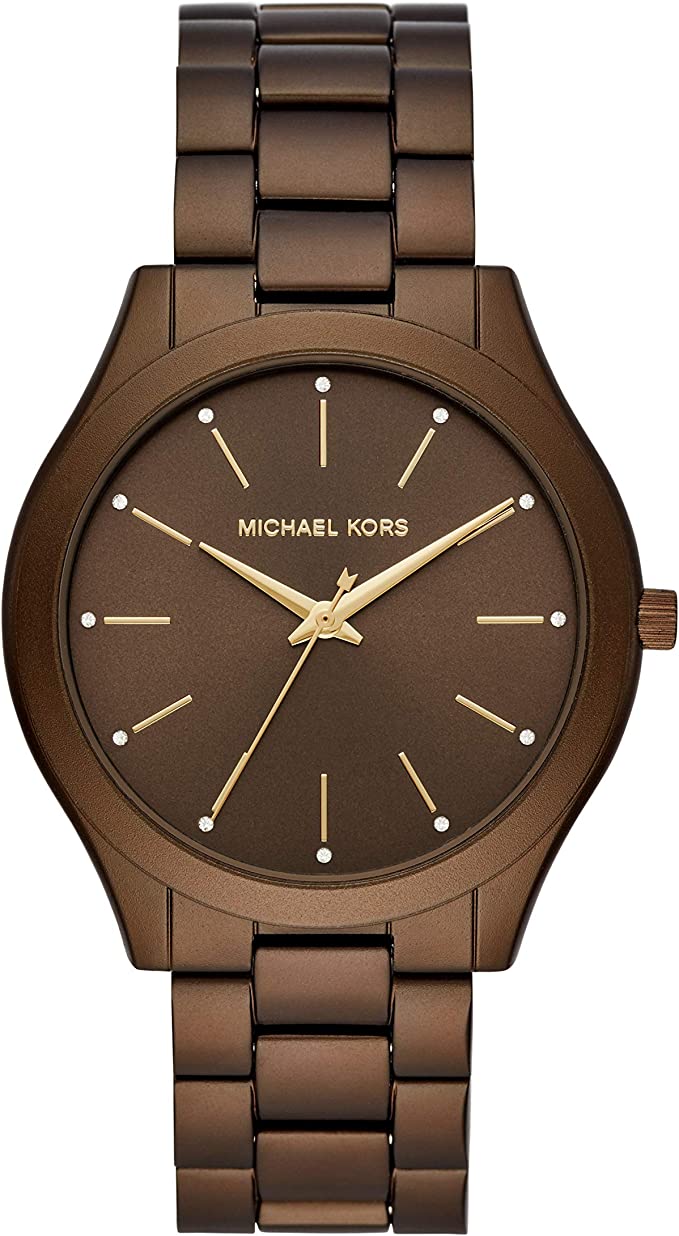Michael Kors Slim Runway Brown Unisex Watch - MK4508