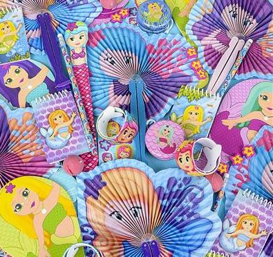 50 PCS MERMAID PARTY FAVOR ASSORTMENTS M2005