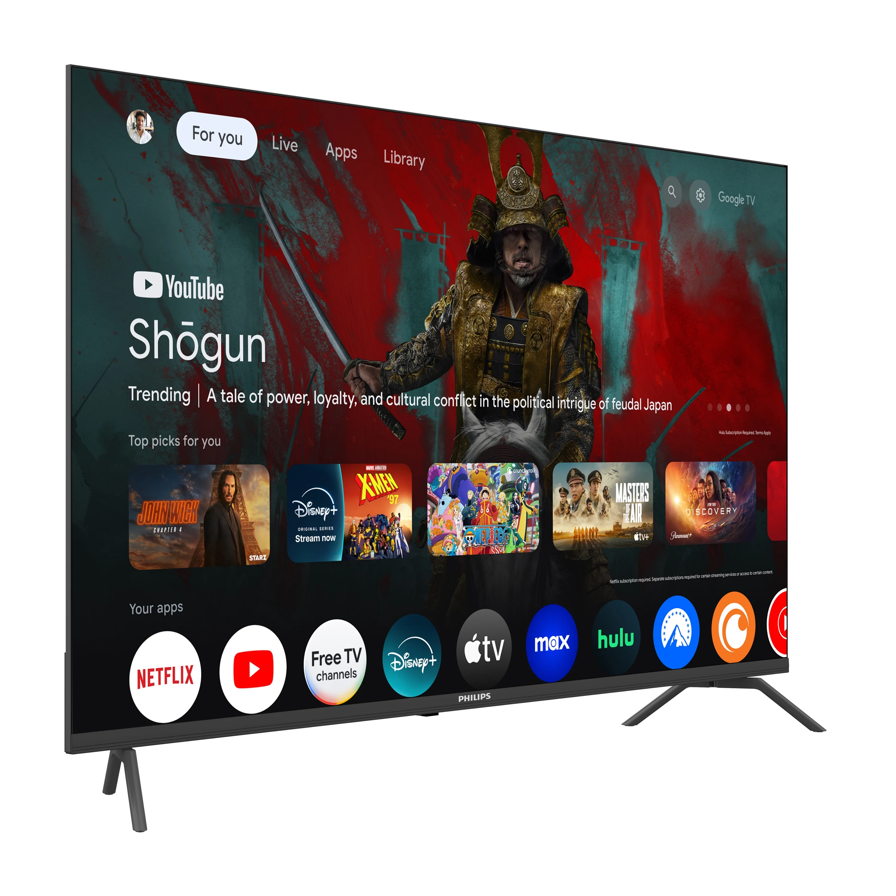 Philips 60�� Class 4K Ultra HD (2160p) Google Smart LED TV (60PUL7555/F7)