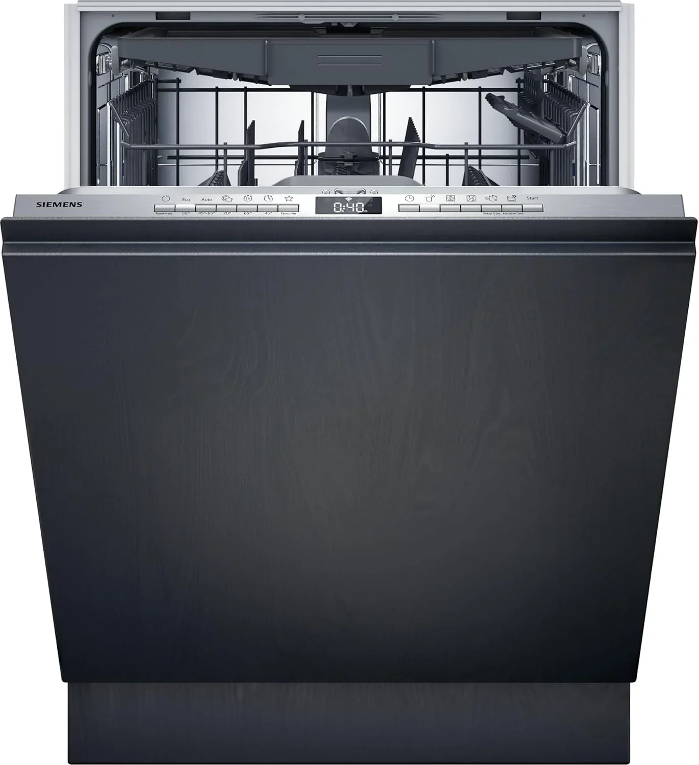 Siemens SN63EX06VE, iQ300 Smarter Geschirrsp��ler, Vollintegrierte Sp��lmaschine, 60 cm, Besteckschublade, Extra leise, varioSpeed, Automatische T��r?ffnung, Dreifach rackMatic, infoLight, intesiveZone