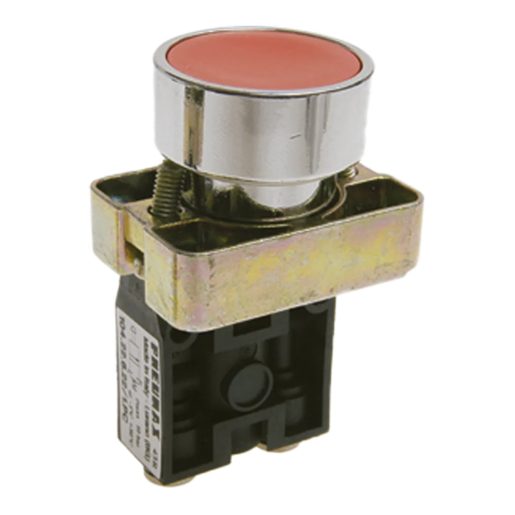 Pneumax 104.52.6.22/1.P.C - 5/2 Red Push Spring Button Valve Rear Normally Closed