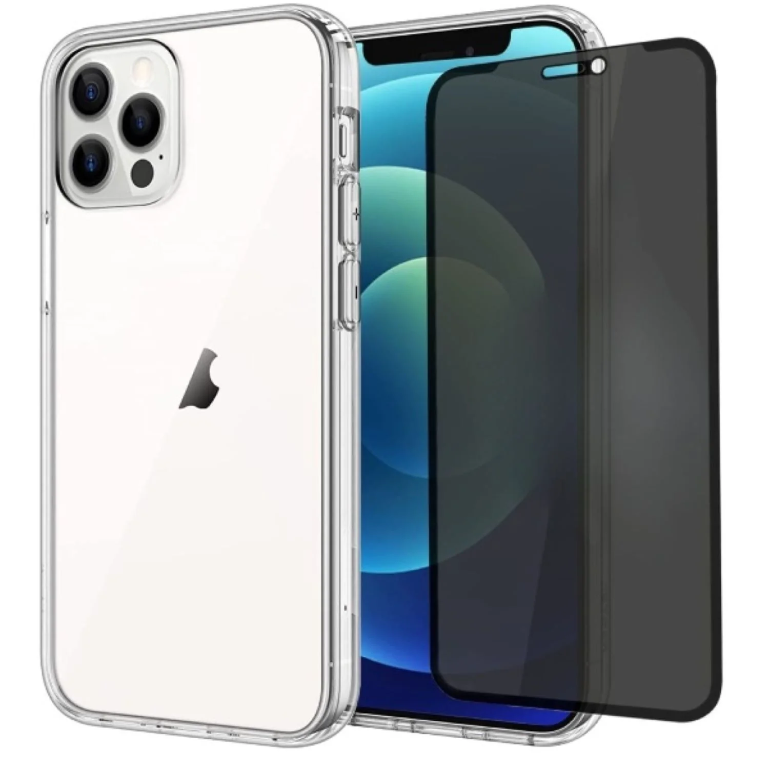 Transparente H��lle f��r iPhone mit Displayschutz
