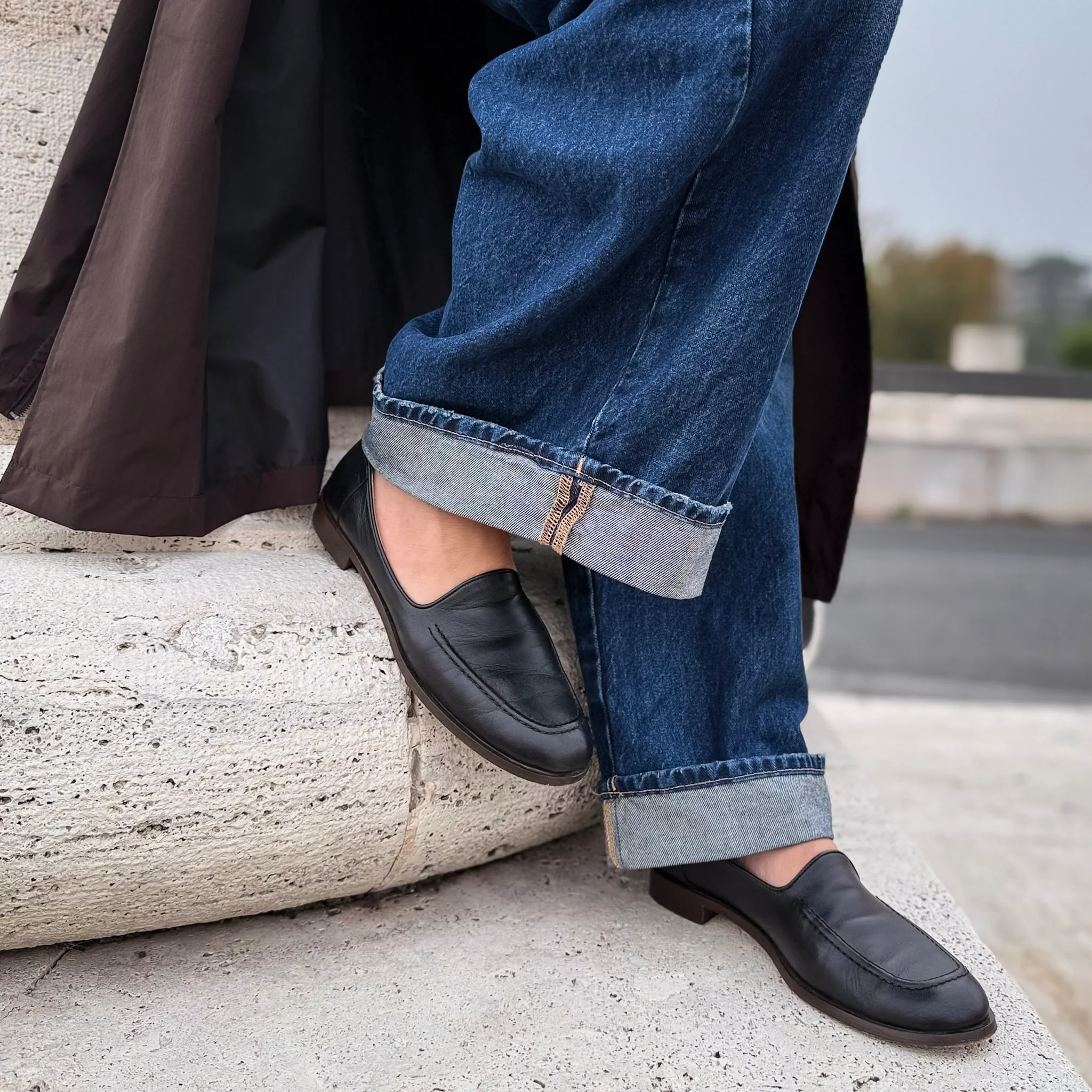 Mocassino Cosima nappa nero