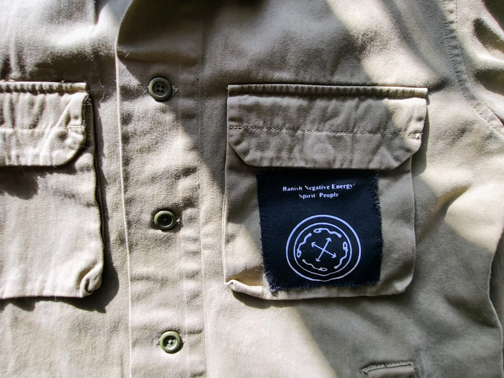 Banish Negative Energy Army Shirt