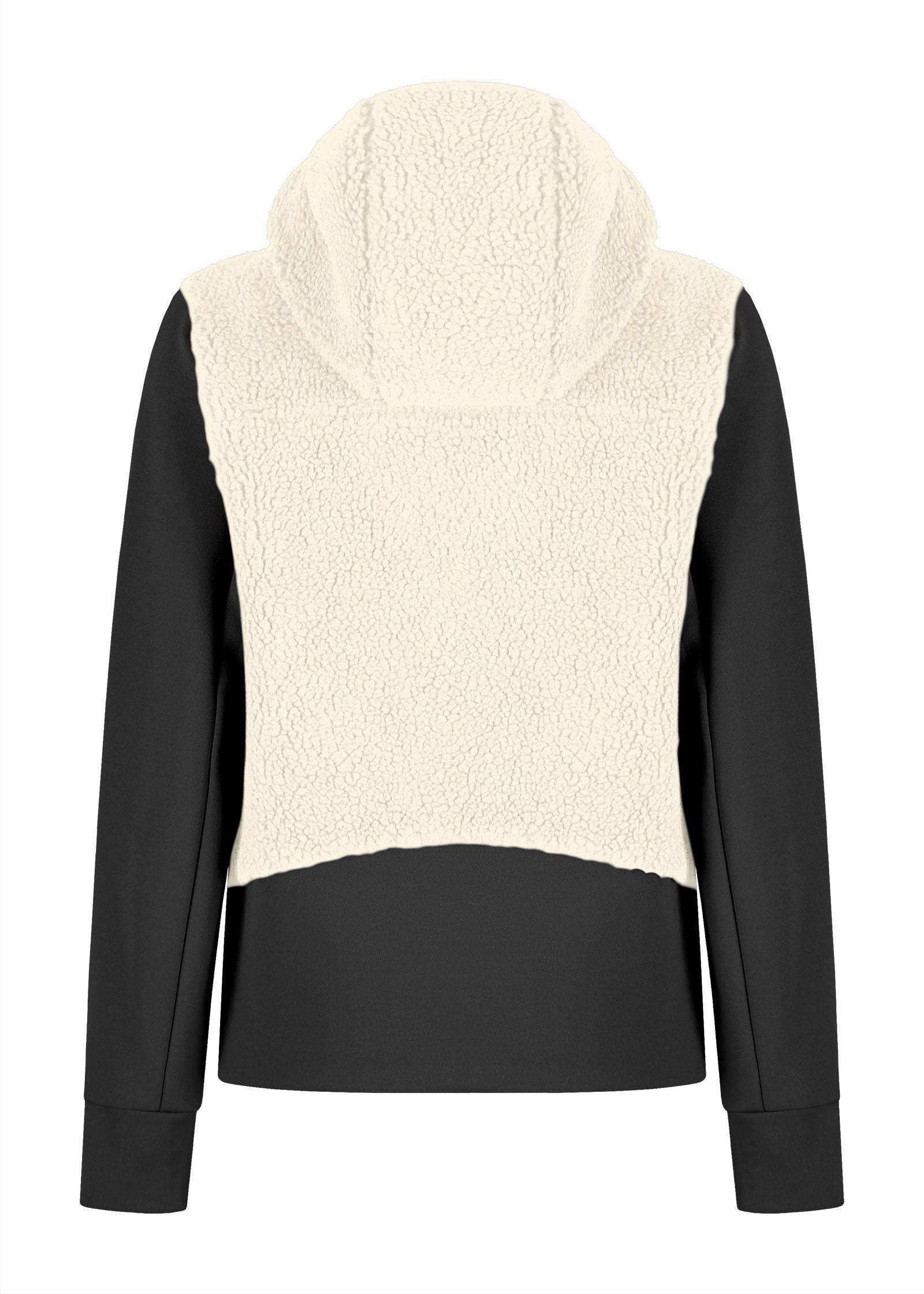 Sherpa Mix Jacket Woman