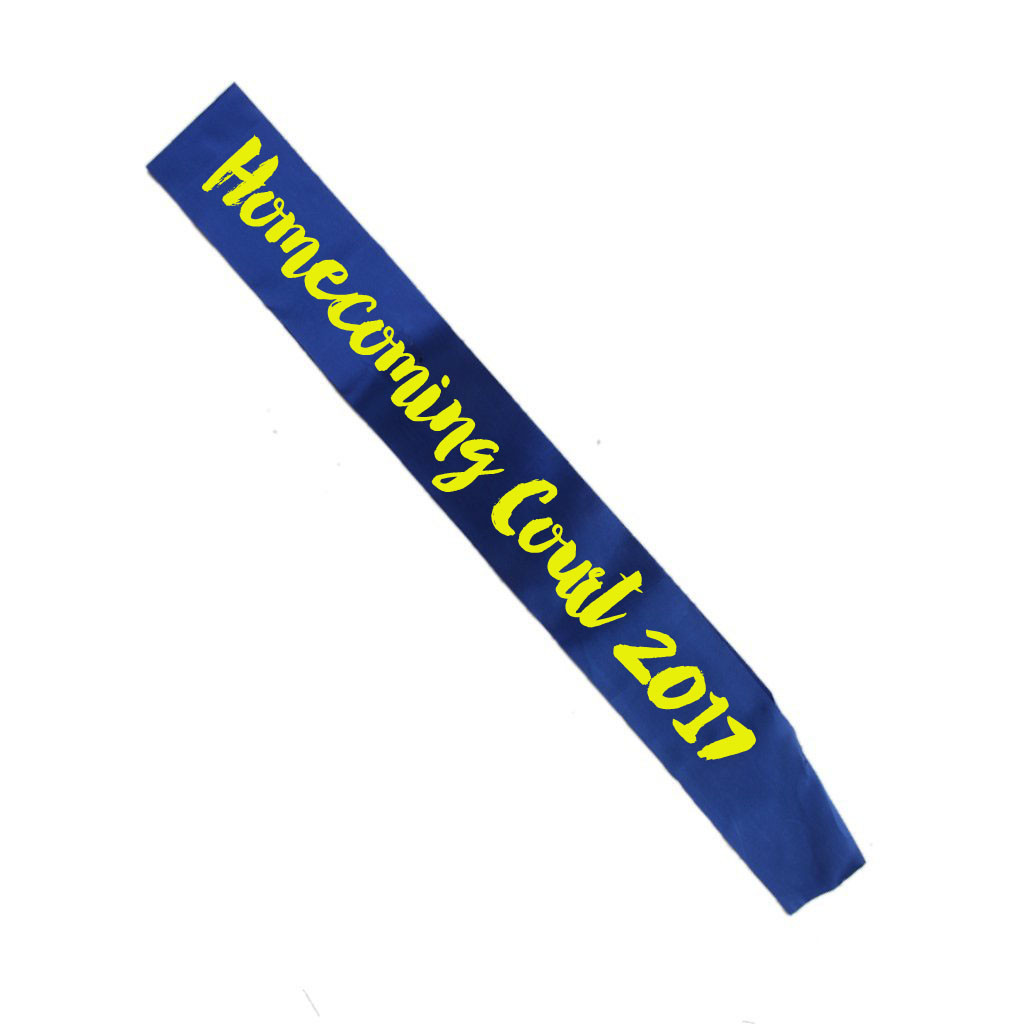 Custom Made Personalized Sash | Prom Queen Sash | Bach Party Sashes Satin Quality  60