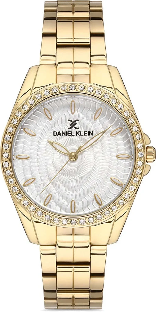 Daniel Klein Elite Ivory Dial Three-Hands Gold Women's Watch - DK.1.13011-3
