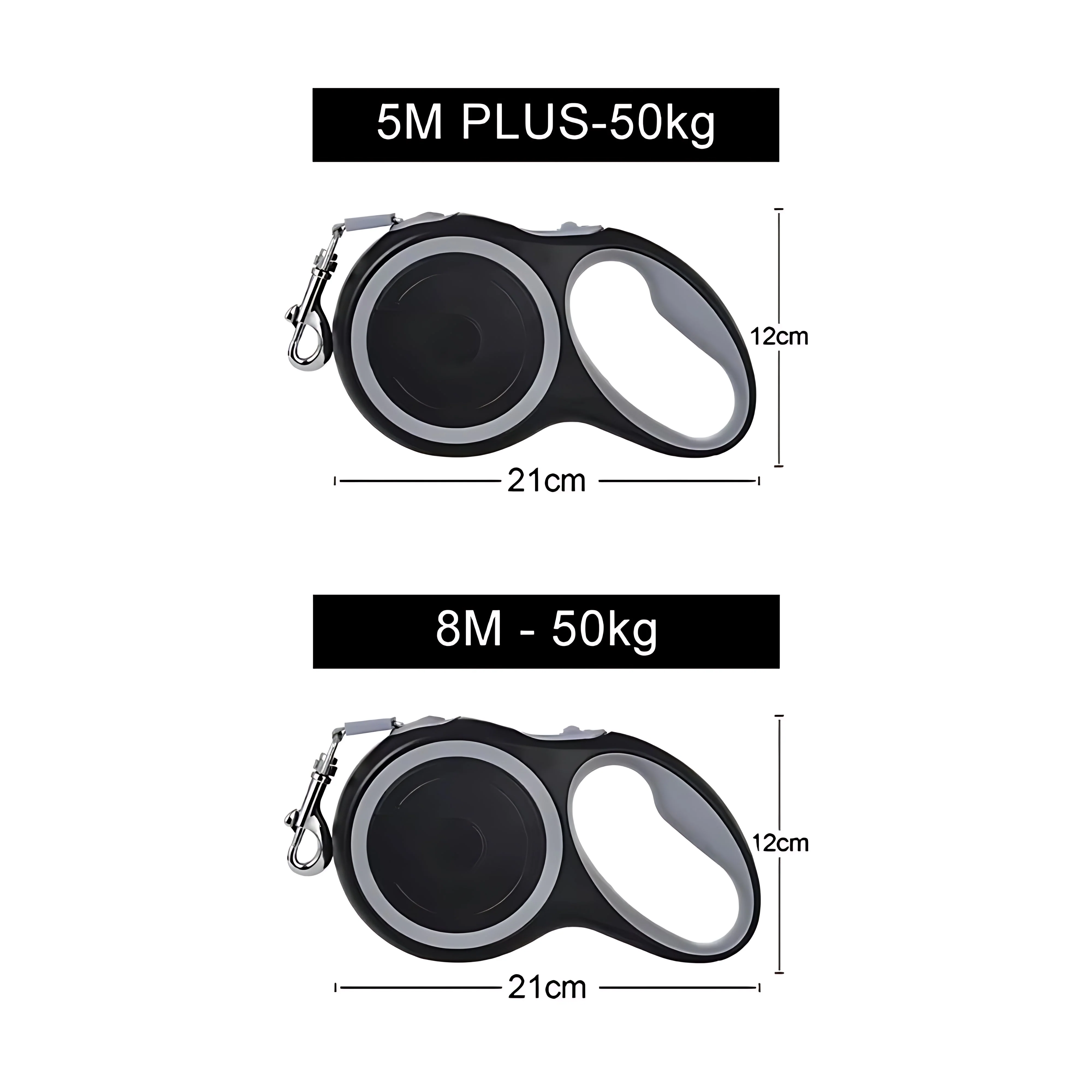 Retractable Dog Walking Lead – Heavy Duty Extendable Leash 5m / 8m