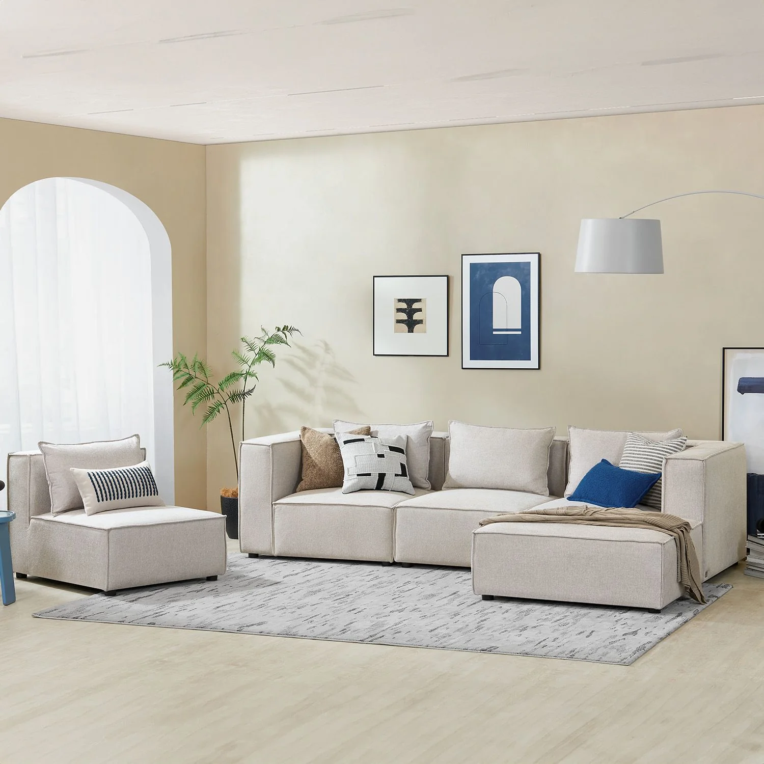 2025 Sofá modular Domas XL - 4 plazas