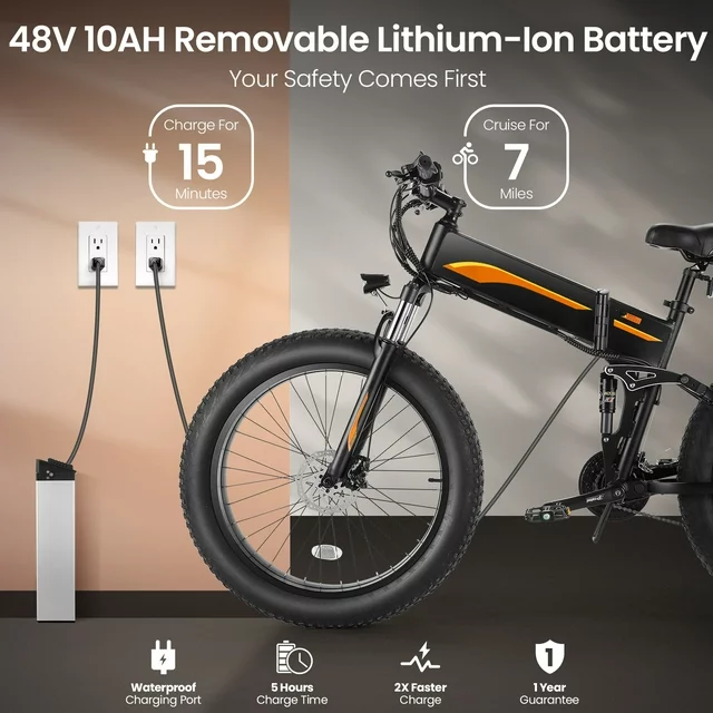 Funcid Electric Bike, 26