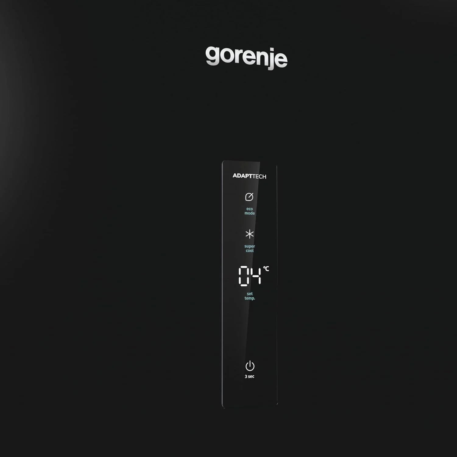 Gorenje R 619 DAXL6 Koelkast/AdaptTech/FreshZone/Snelkoelfunctie/Ventilatiekoelsysteem/LED Display/398l/185cm/EEK D/Roestvrij staal