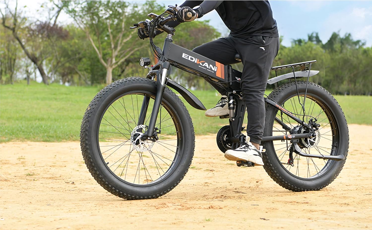 EXRBYKO Foldable Electric Bike 1500W Peak, 35MPH E Bikes for Adults Electric, Fat Tire Folding Ebike with 720WH Removable Battery, Full Suspension, 21-Speed Gears Kit, Men E-Bike, Electric Bicycle