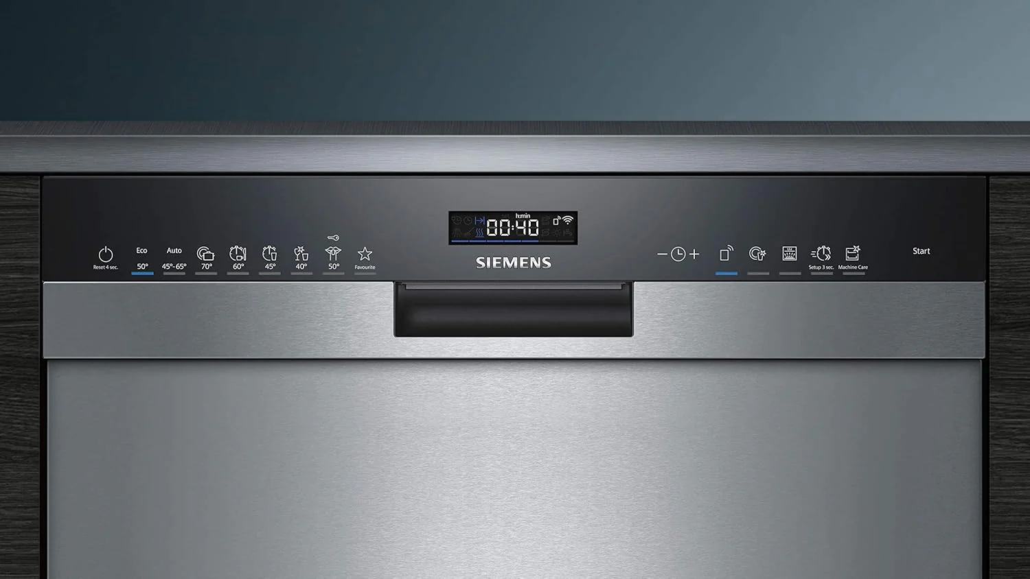 Siemens SN63EX14VE, iQ300 Smarter Geschirrspüler, Vollintegrierte Spülmaschine mit Besteckschublade, 60 cm, Auto Türöffnung dank autoOpen dry, Besonders leise durch iQdrive-Motor, infoLight aquaStop