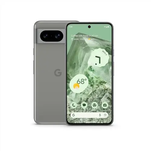 Google Pixel 8 Unlocked 5G Smartphone, 128GB, Obsidian – Advanced Camera, 24-Hr Battery, Android 13, 6.2′′ Display