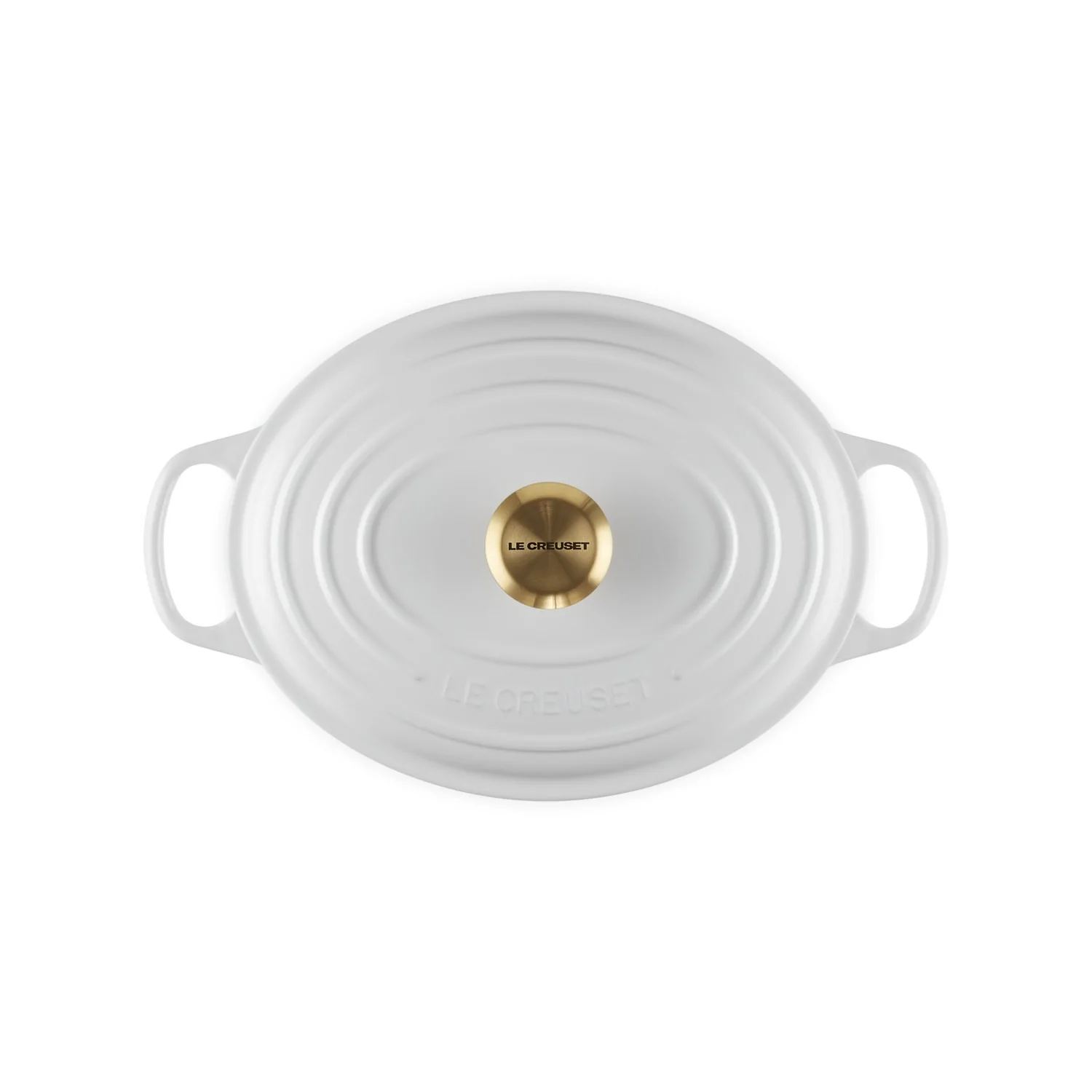 Le Creuset Pfanne Signature Bräter Oval  29 cm White