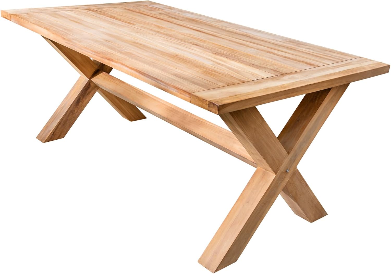 riess-ambiente.de Wetterfester Gartentisch Empire Teak 180cm Teak Massivholz Outdoor Esstisch, Massiver Esstisch für Deinen Garten