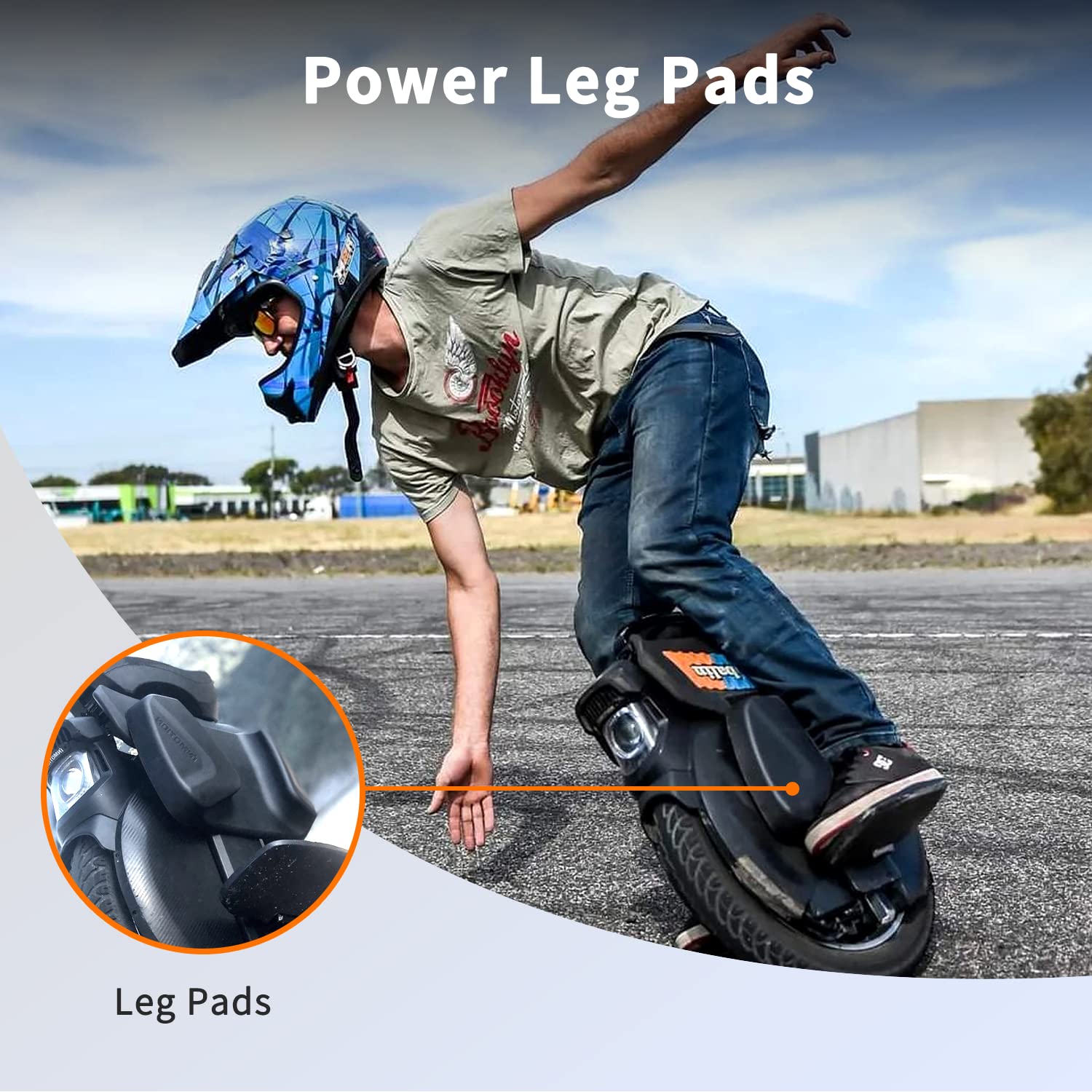 INMOTION Electric Unicycle Honeycomb Pedals