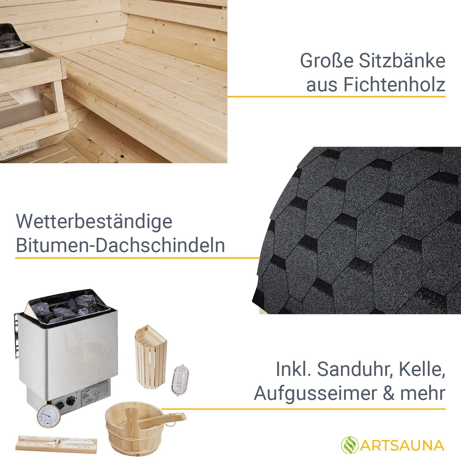 2025 Sauna barril Spitzbergen con estufa de sauna