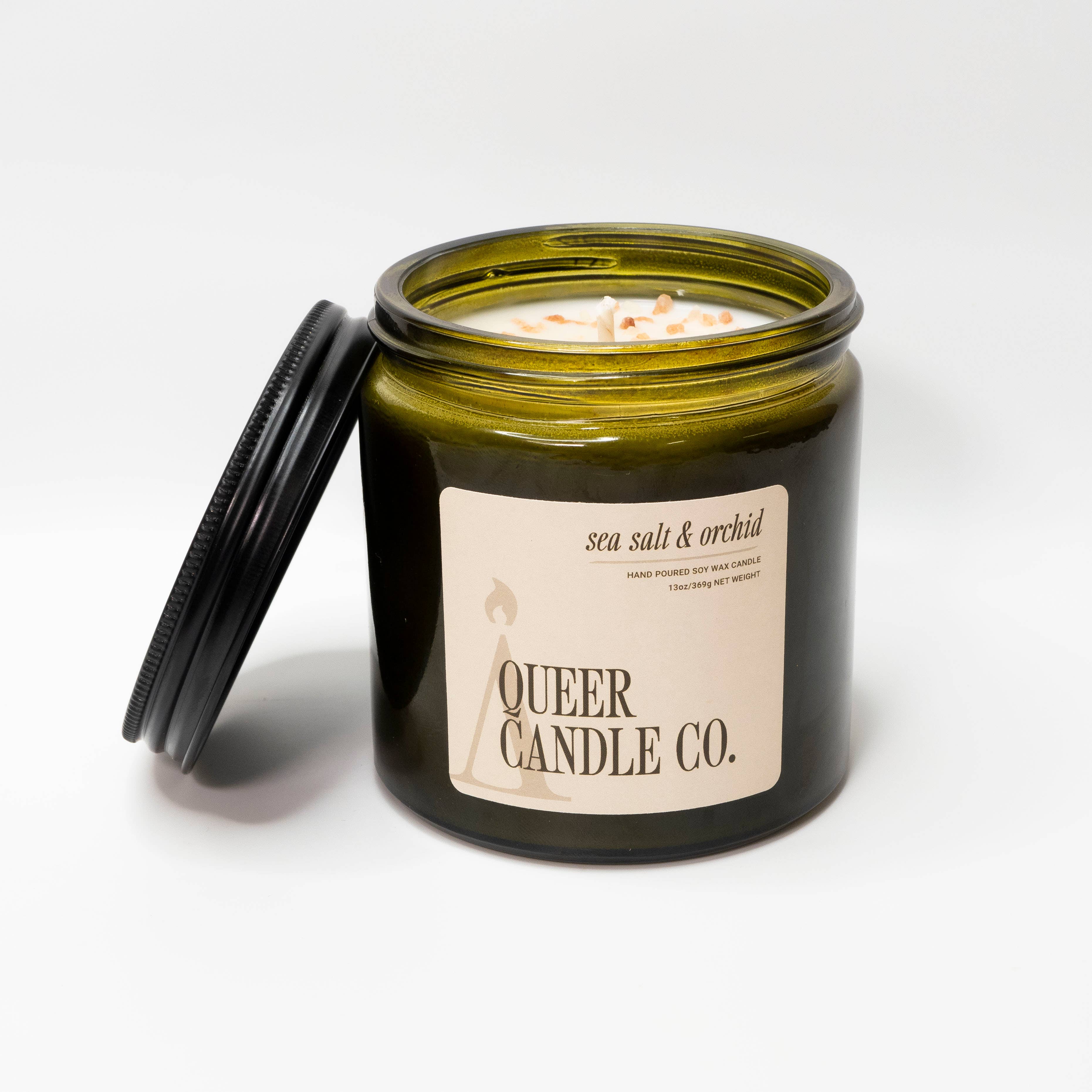Sea Salt & Orchid Queer Candle Co.