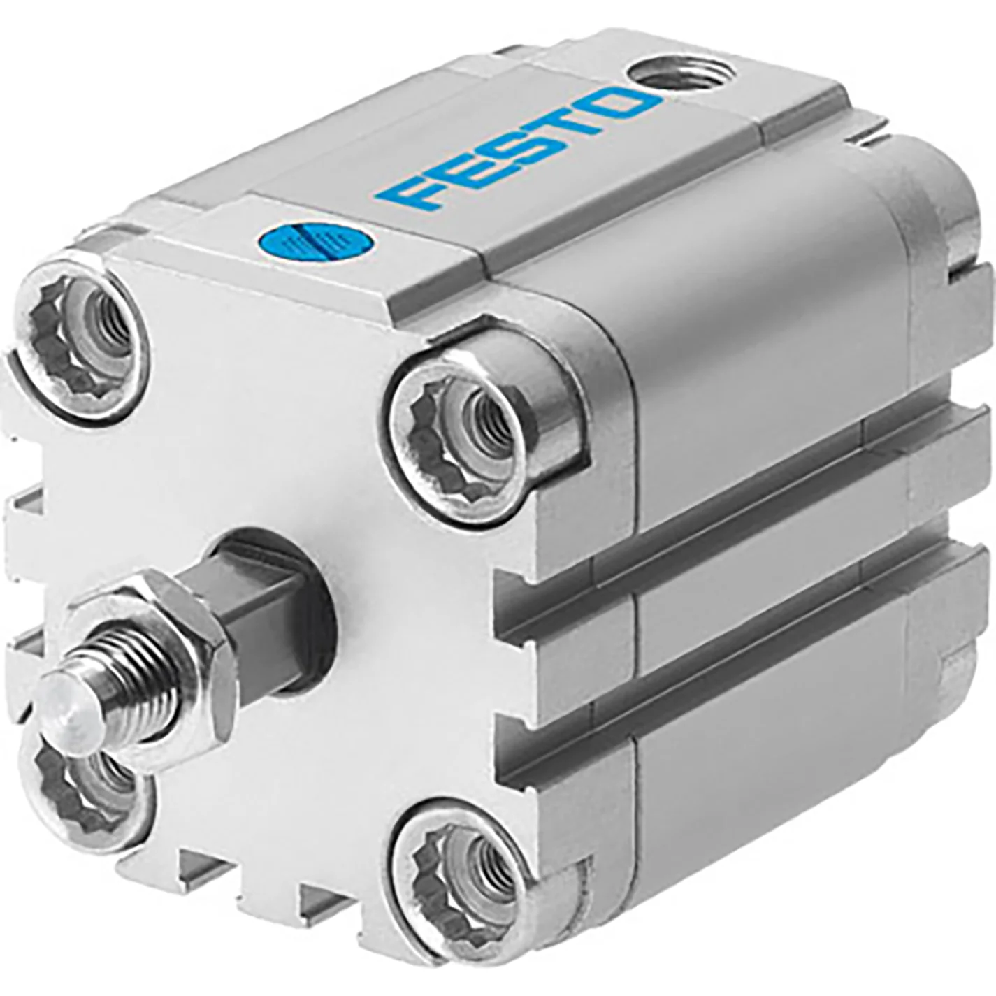 Festo 157105 - 1/8�� BSPP Compact Cylinder 63mm Bore Size 25mm Stroke Length AEVULQ-63-25-A-P-A