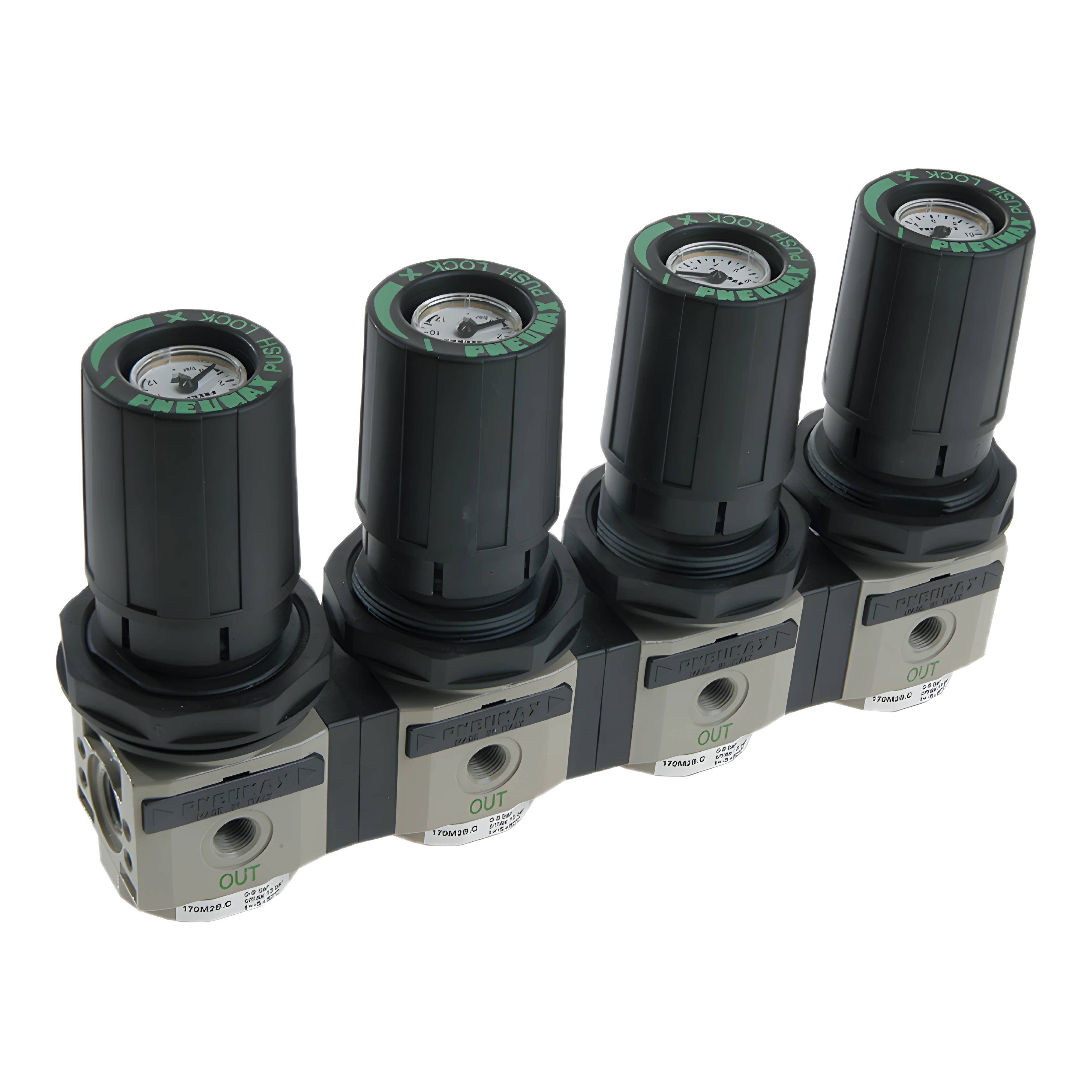 Pneumax 170M2B.C G1/4 Manifold regulator - 0-8bar