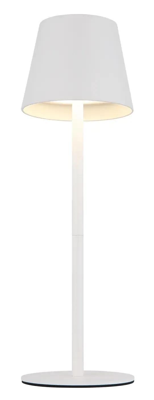 Globo Akkuleuchte Vannie I weiß matt 11,50x36,00