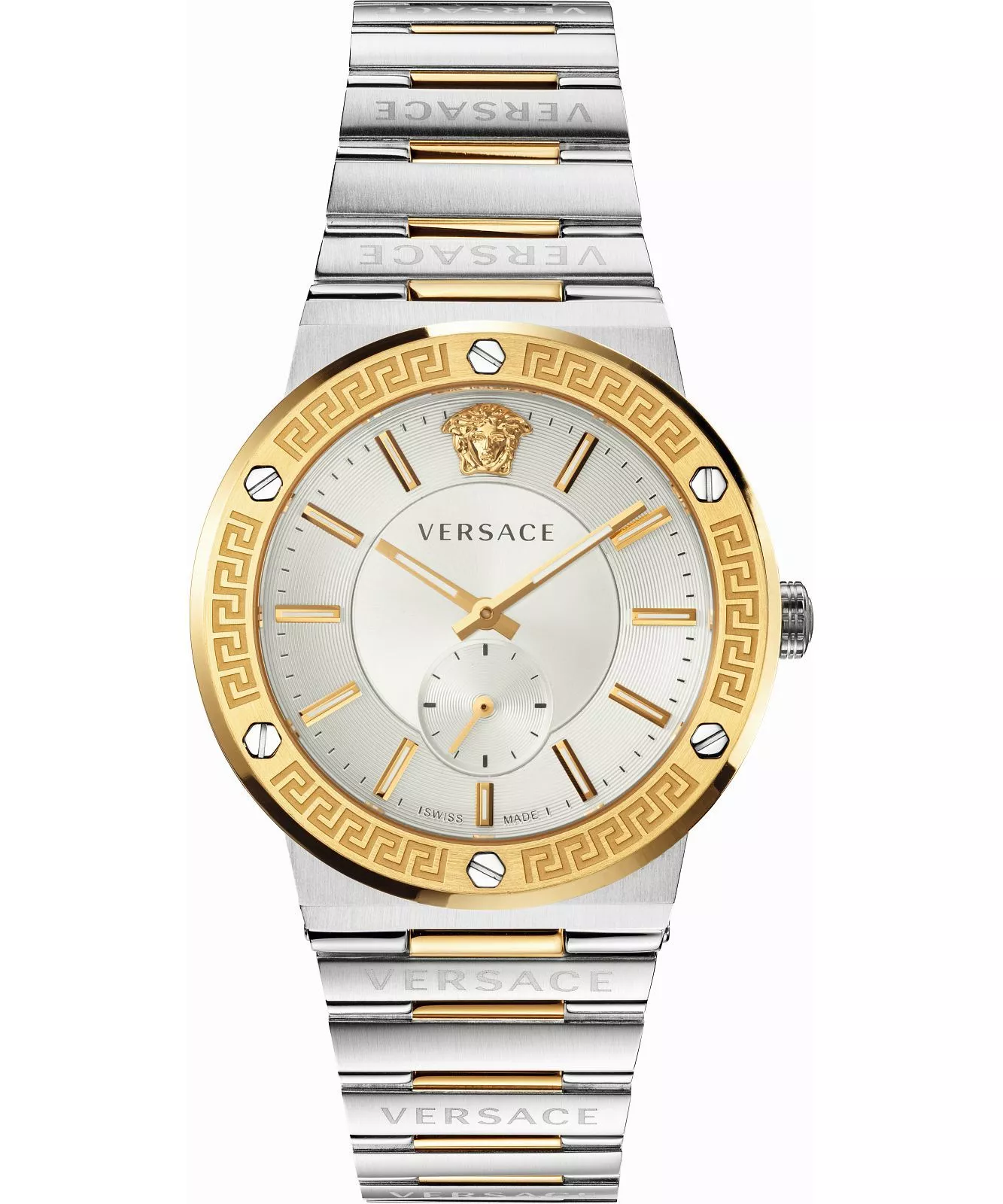 Versace Greca Silver White Dial Men's Watch VEVI00320