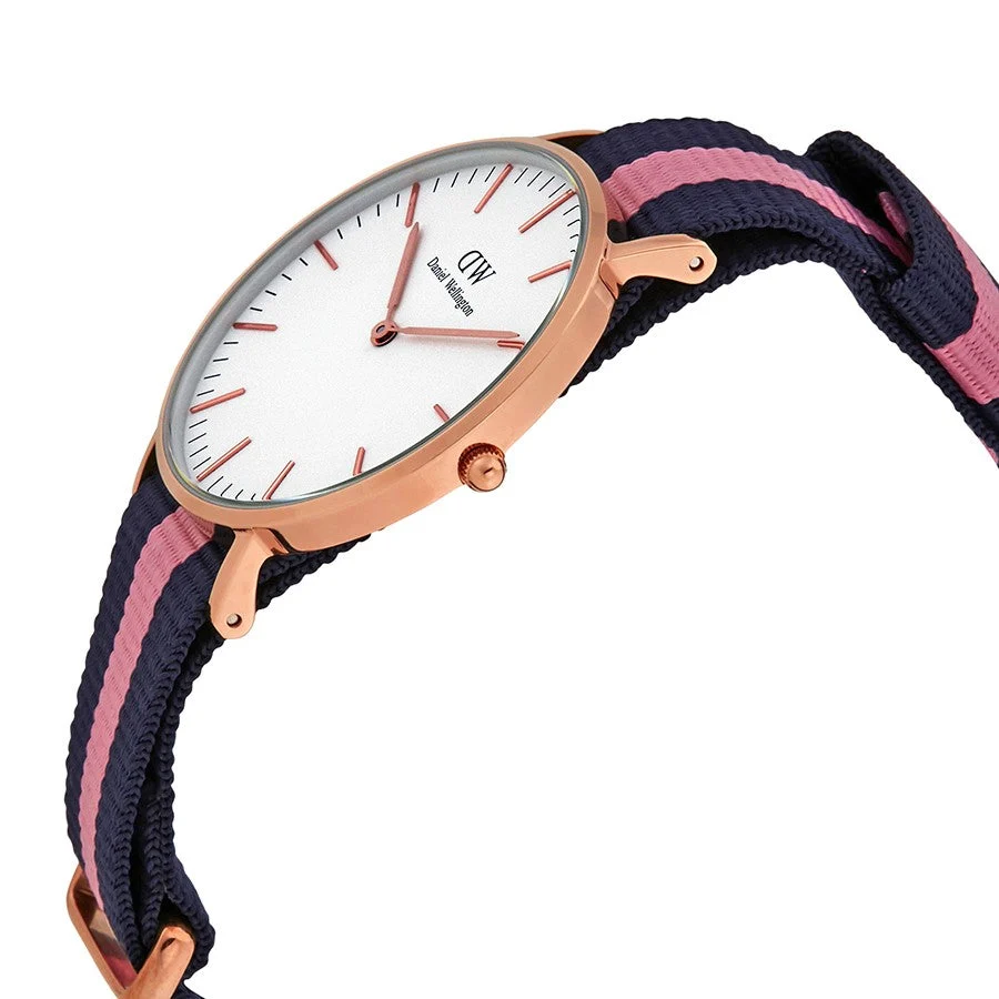 Daniel Wellington Winchester 36mm White Dial Women's Gold Watch - DW00100033