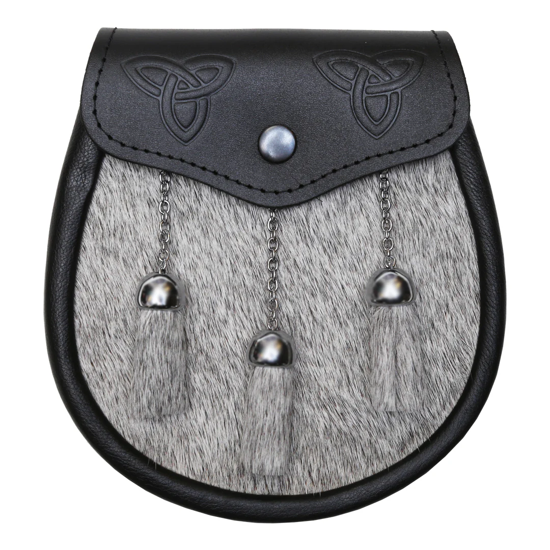 Economy Semi-Dress Grey Bovine Sporran