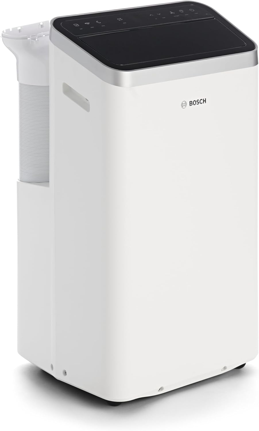 Bosch Cool 4000 Mobiles Klimagerät - 3-in-1: Klimagerät, Luftentfeuchter, Ventilator - 2,6 kW für Räume bis zu 35m² - Mit Auto-Modus, Silent-Modus & Sleep-Modus