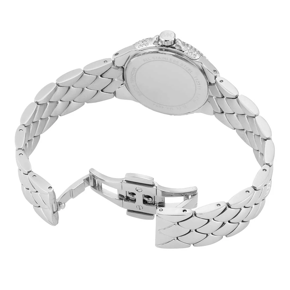 Michael Kors Mini Camille Pavé Silver-Tone Women's Watch - MK4804