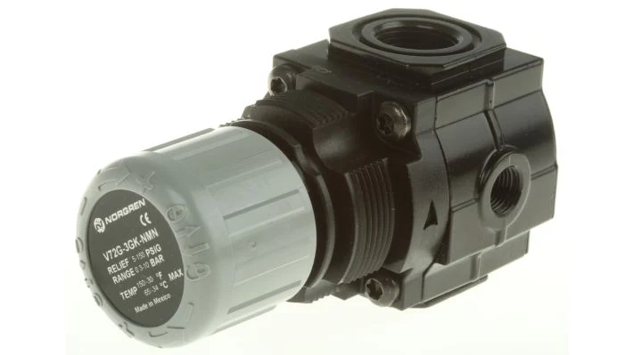 Norgren V72G-3GK-NMN, Excelon pressure relief valve, G3/8, 0.3-10 bar, without gauge