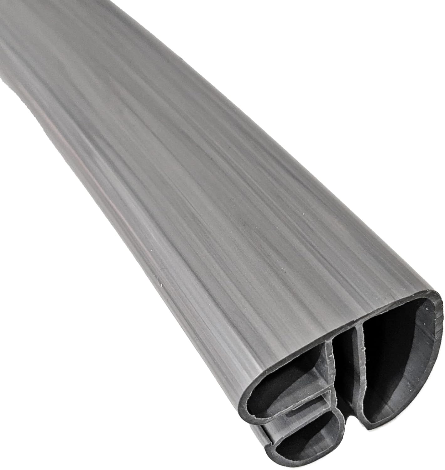 Fresh-Pool Profi Stahlwandpool Set oval, 525x320x120 cm, Stahl 0,6 mm weiß, Folie 0,8 mm grau, Einhängebiese