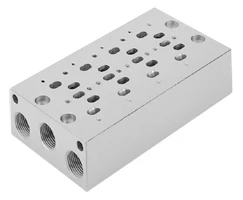 Norgren V70502-BA0, Fixed length sub-base