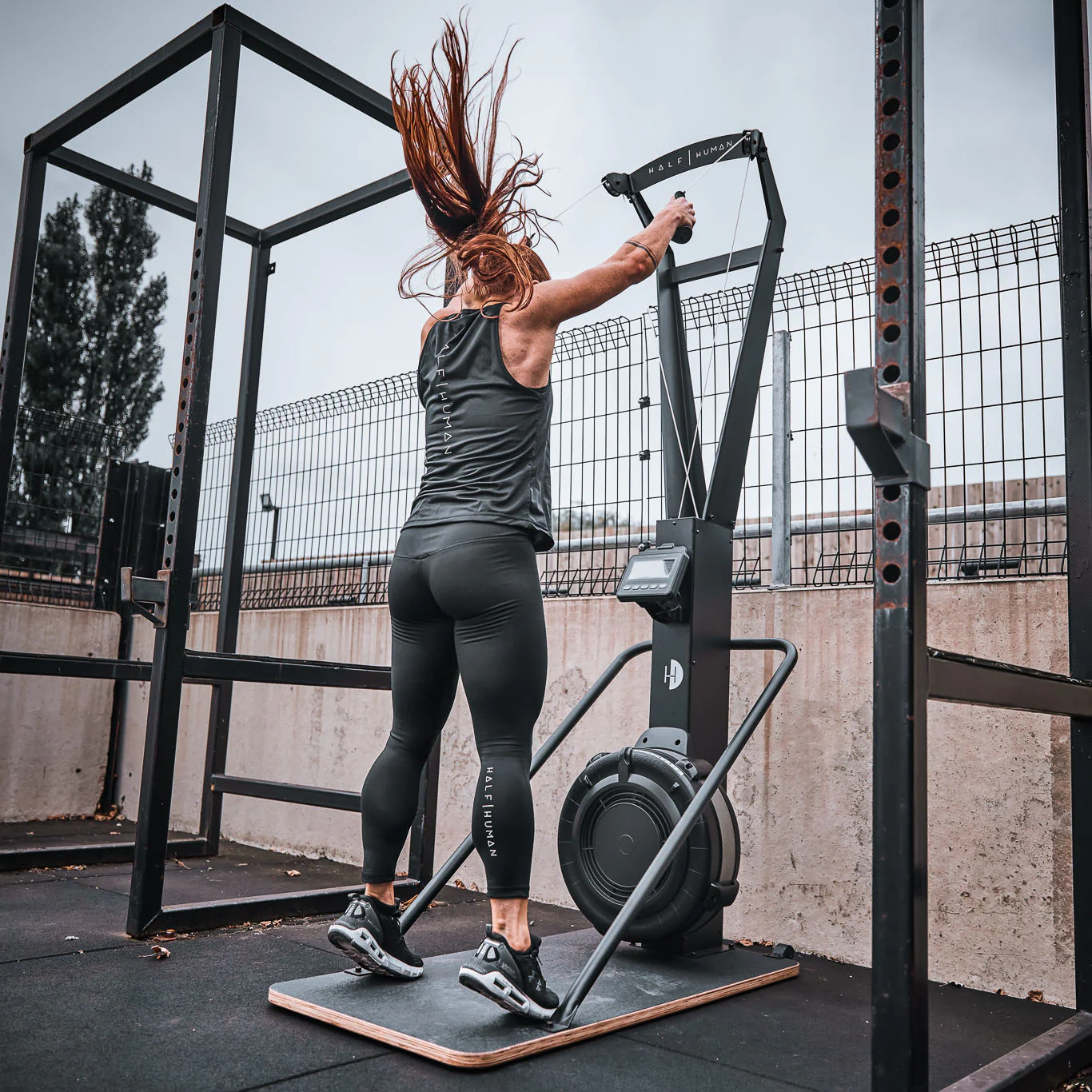 Half Human Lucht Skimachine met Vloerstandaard