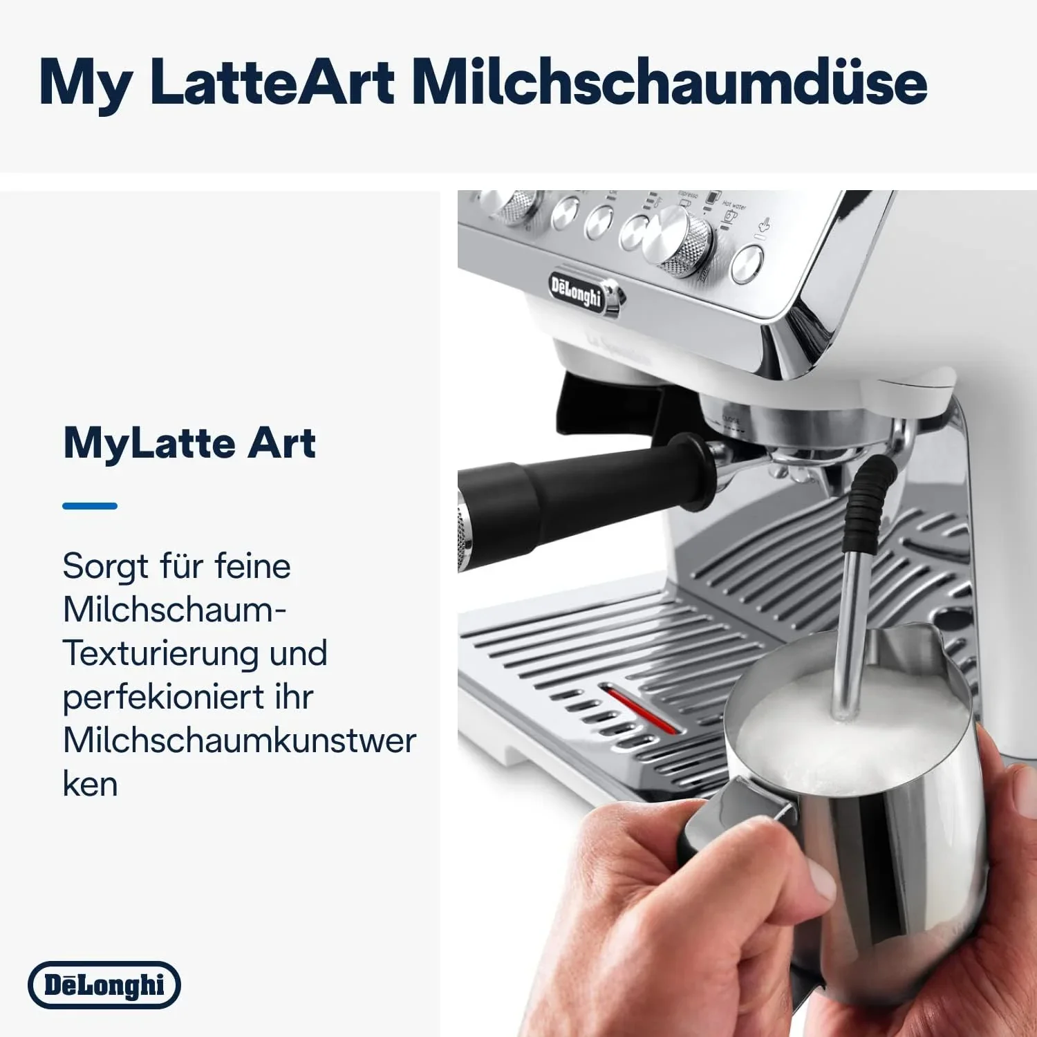 De'Longhi La Specialista Arte EC9155.MB Siebtrgermaschine, Espressomaschine mit Mahlwerk, 8 Mahlgrade, 15 Bar, 3 Temperaturen, Milchschaumdüse, 1300 W, 1,5 l Tank, Edelstahl/Schwarz inkl. Barista-Kit