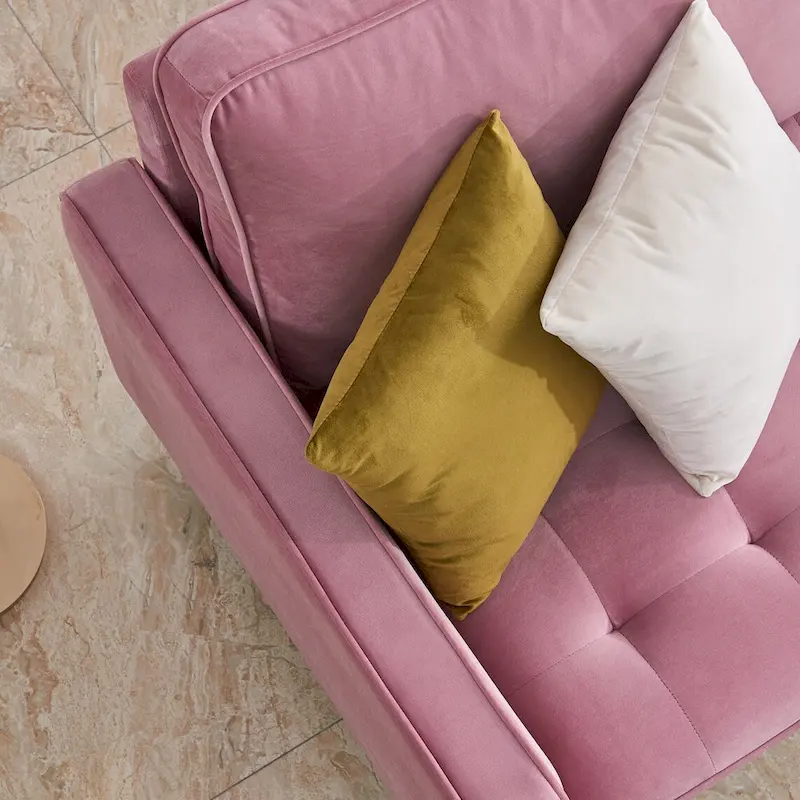 Velvet Fabric Sofa