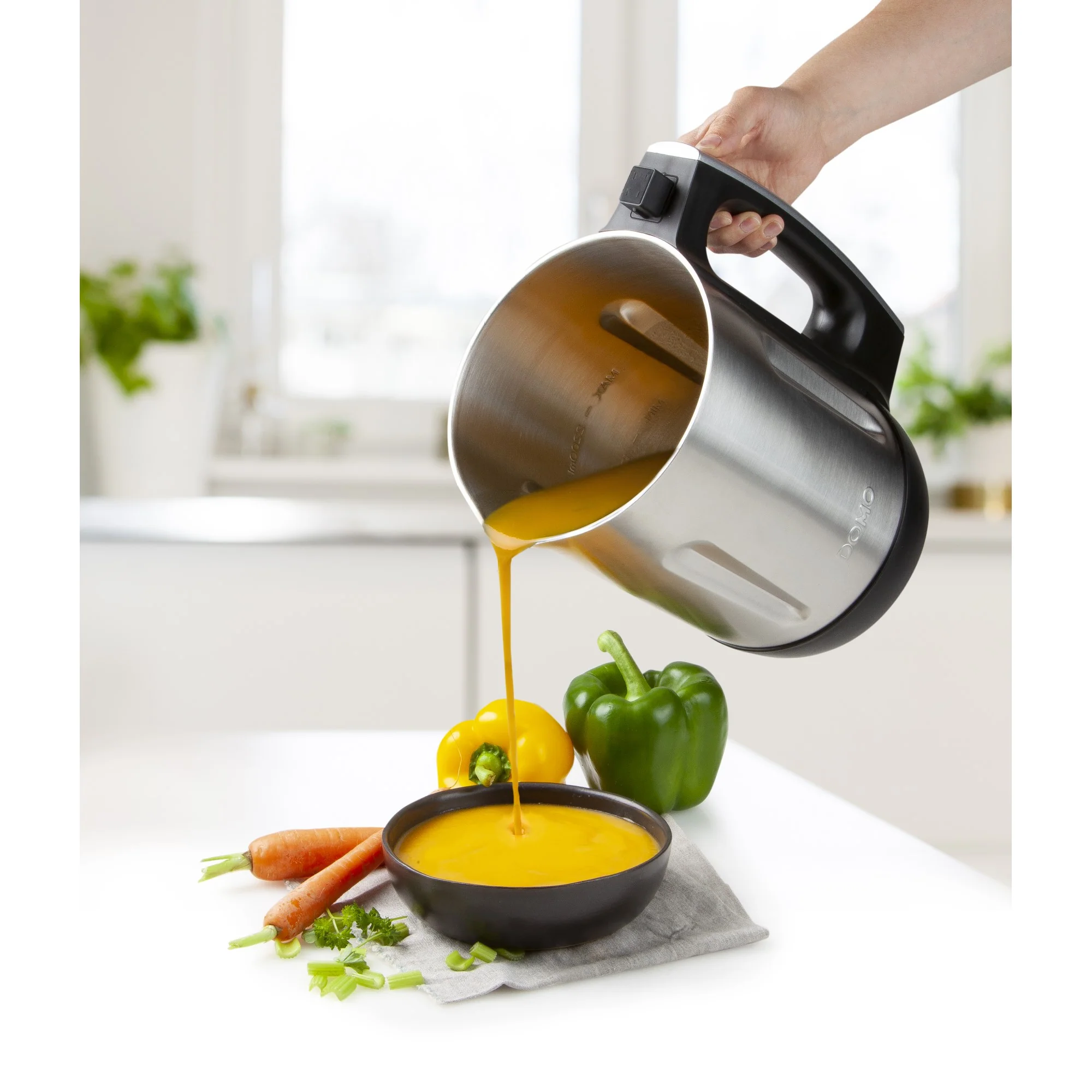 Domo Suppenkocher DO716BL, Vegan Milkmaker