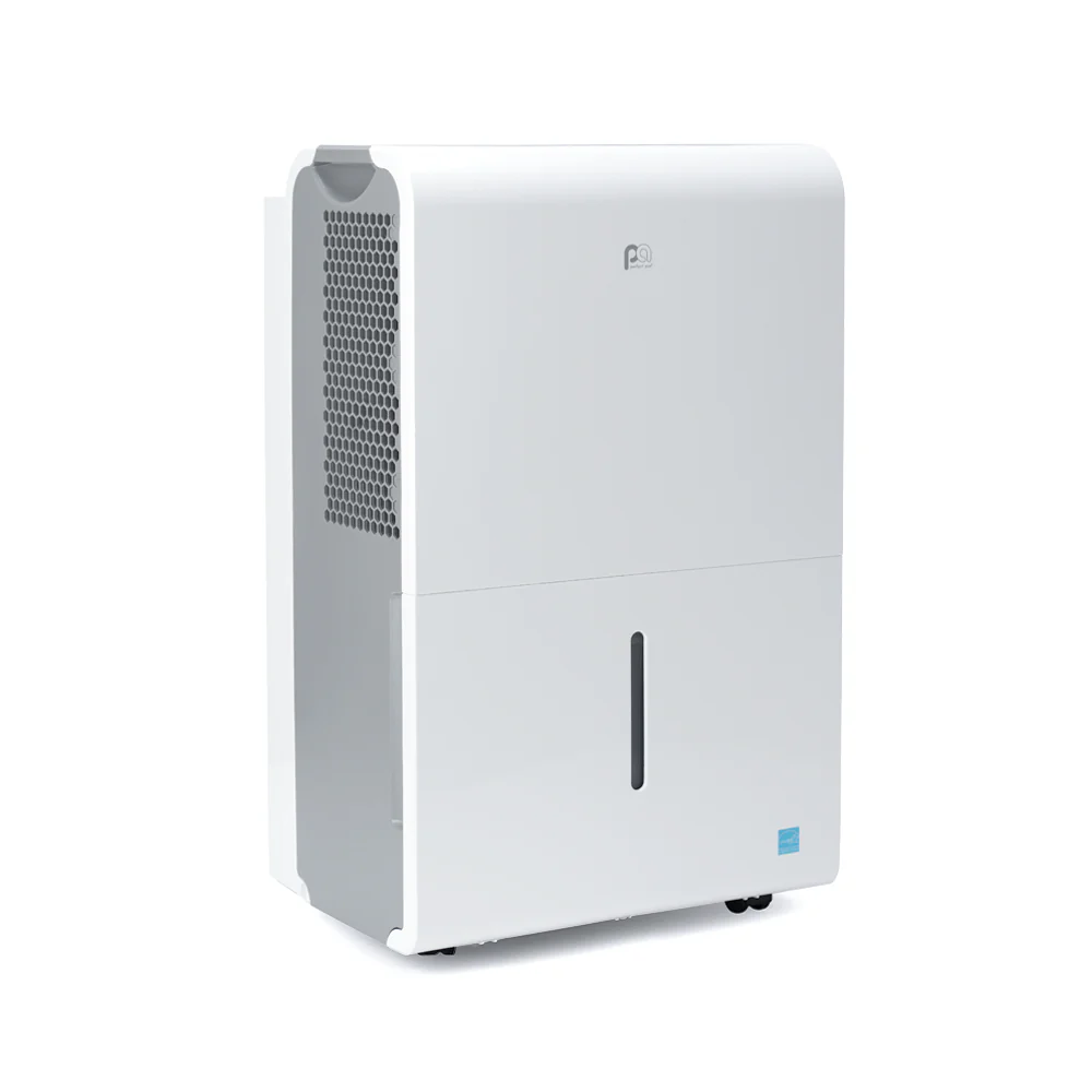 2025 Deshumidificador ENERGY STAR de 50 pintas con drenaje continuo y funcionamiento ultra silencioso – ideal para grandes espacios y sótanos