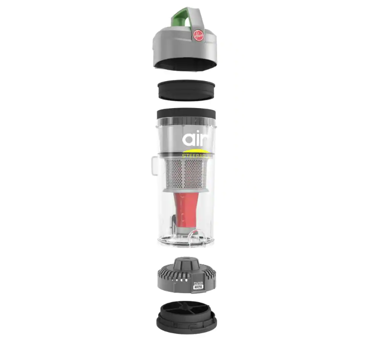 2025 Aspiradora vertical sin bolsa para pelos de mascotas HOOVER UH72400 WindTunnel Air Steerable