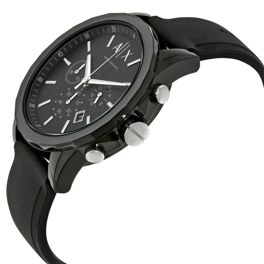 Armani Exchange Active Chronograph All Black Multifunction Watch AX1326