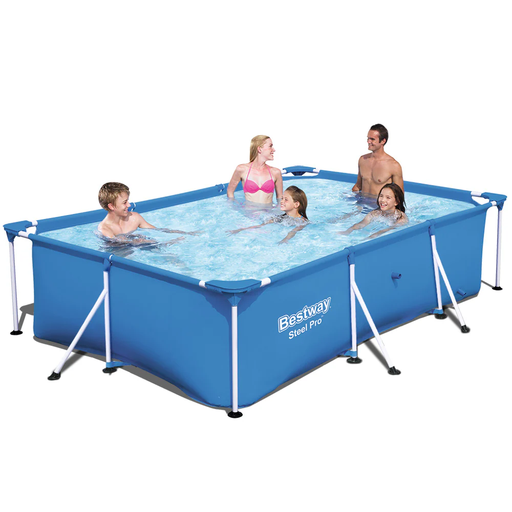UV Resistant Steel Frame Swimming Pool 3300L - Bestway