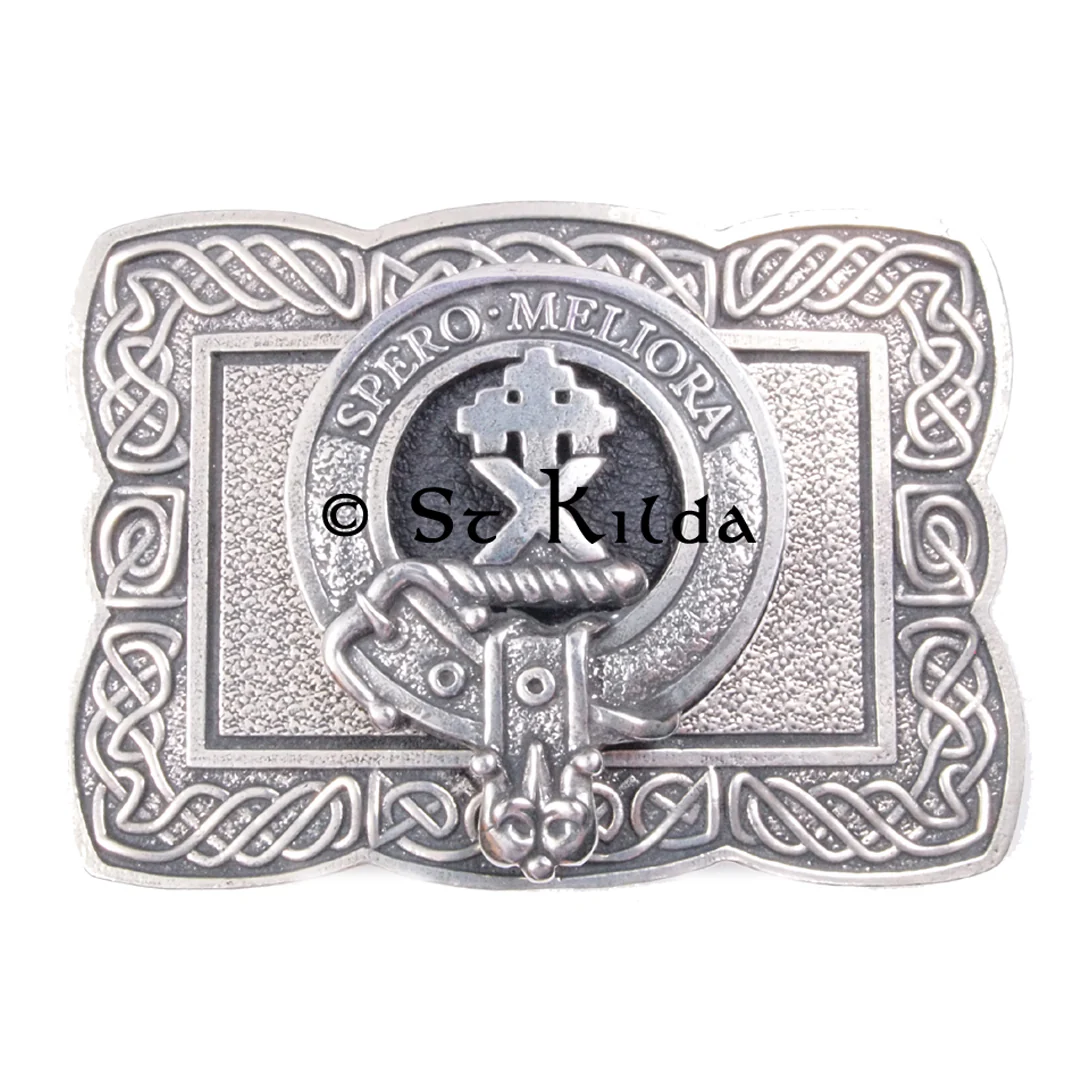 Clan Crest Belt Buckle - Moffat