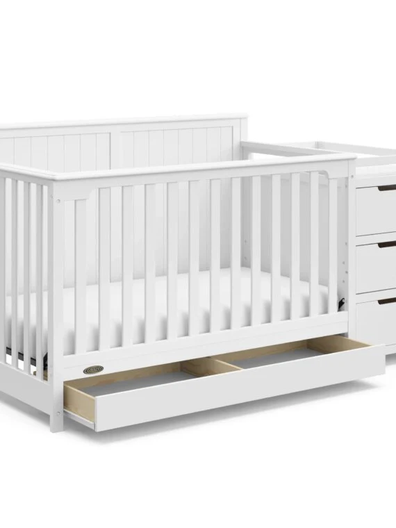 Culla trasformabile 5 in 1 Graco Hadley con fasciatoio e cassetto